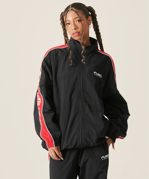 FUBU フブ ブランド ロゴ 配色ライン ルーズシルエット アメカジ