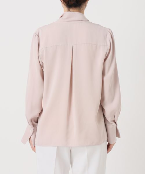 Noble（ノーブル）の「《WEB限定追加》ロイヤルサテンボウタイブラウス