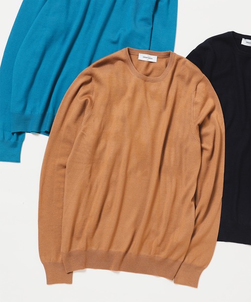 GRAN SASSO / 12ゲージ クルーネック ニット（ニット/セーター）｜Gran