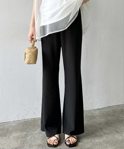 セール】【S-XLサイズ展開】-3kg見え！セルフカットセミフレアイージー