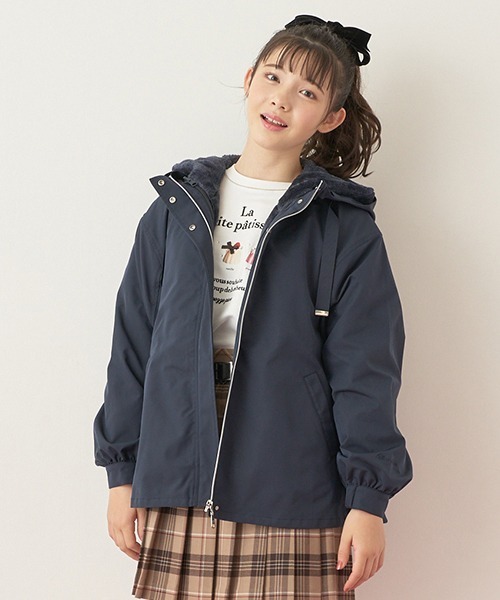 mezzo piano Junior（メゾピアノジュニア）の「ふわふわフリースパーカ