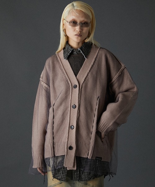 PRANK PROJECT（プランクプロジェクト）の「チュールレイヤードニット