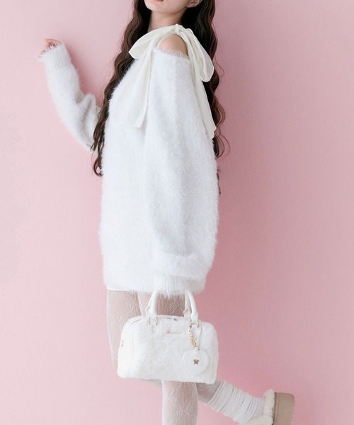 セール】【7wayで着れる】melty ribbon knit onepiece（ワンピース