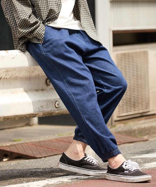 セール】限定展開 ストレッチツイル イージージョガーパンツ/デニム
