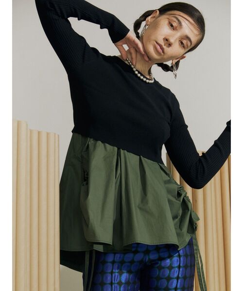 un3d ギャザー キャミソール UN3D.（アンスリード）の「ウェーブライン