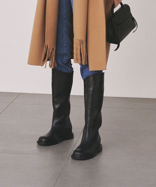 Mila Owen（ミラオーウェン）の「インヒールジョッキーブーツ（ブーツ