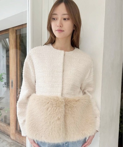 CELFORD（セルフォード）の「裾ファーブルゾン（ブルゾン）」 - WEAR