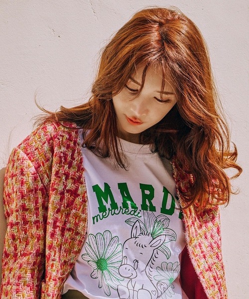 Mardi Mercredi（マルディメクルディ）の「【紗栄子 コラボ】TSHIRT