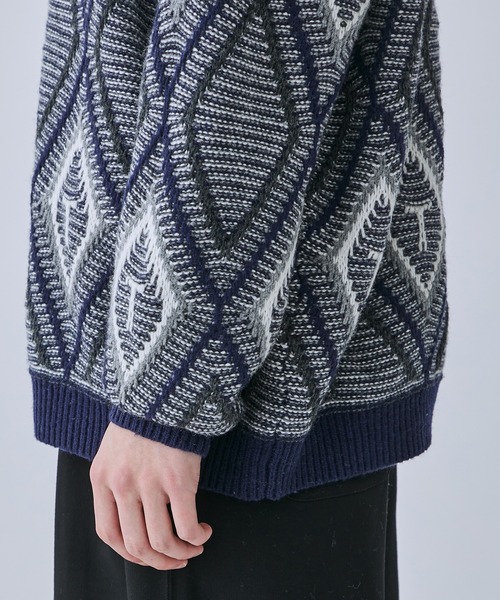 TTTMSW/ティー】Diamond pull over knit（ニット/セーター）｜TTT MSW