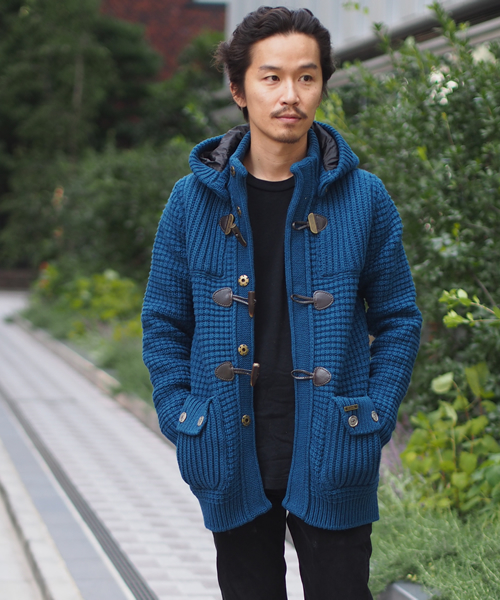 BARK（バーク）の「《BARK/バーク》 ショートダッフル ニット コート