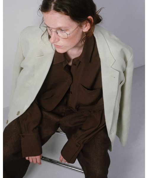 TODAYFUL（トゥデイフル）の「Backsatin Pocket Shirts（シャツ