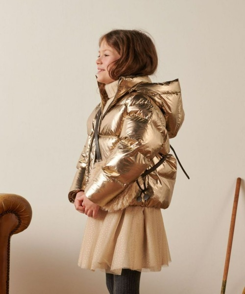 Bonpoint（ボンポワン）の「メタリックアウター（ダウンジャケット