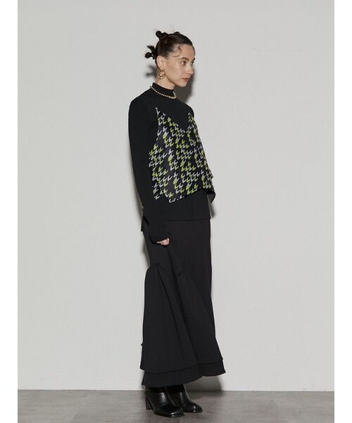 UN3D.（アンスリード）の「CHIDORI JACQUARD CAMISOLE / チドリジャ