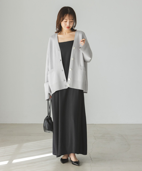 Noble（ノーブル）の「《追加》W編みオーバーカーデ（カーディガン