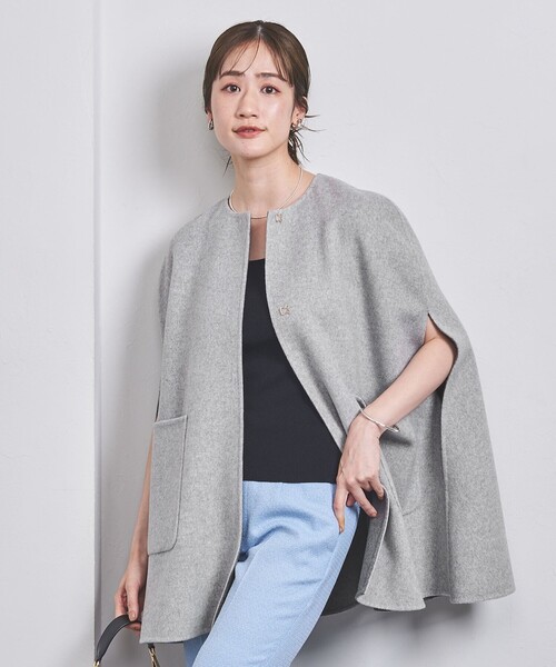 UNITED ARROWS（ユナイテッドアローズ）の「バイカラー リバー ケープ