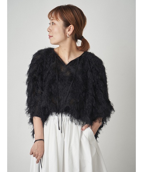 MIESROHE（ミースロエ）の「カットジャガードブラウス（Tシャツ