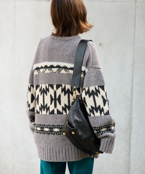 FRAMeWORK（フレームワーク）の「≪追加≫ジャガードZIPカーディガン