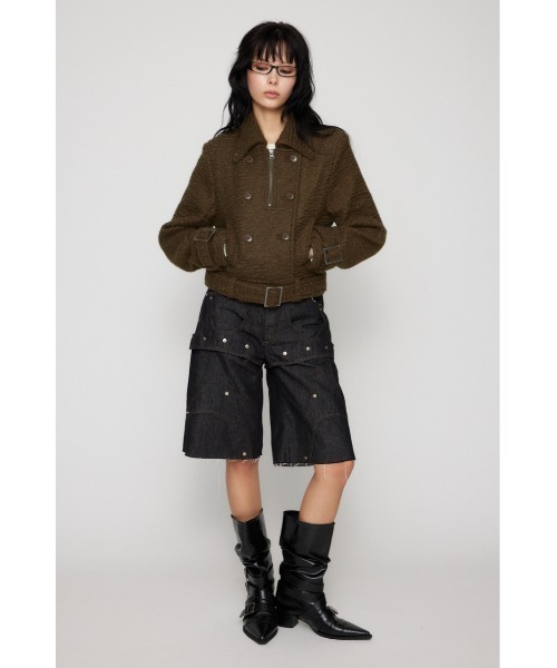 SHORT COMPACT DOUBLE コート（ピーコート）｜LAGUA GEM（ラグアジェム