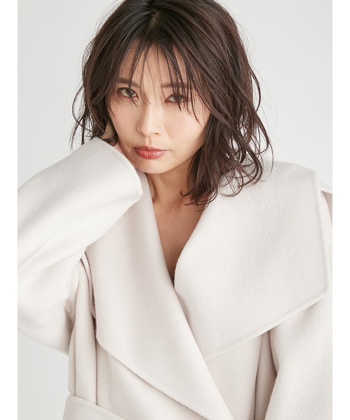 FRAY I.D（フレイアイディー）の「2wayフードショートリバーコート