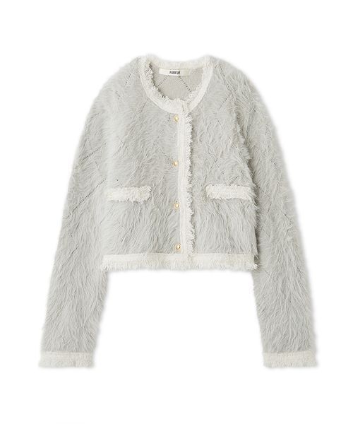 限定カラー】フェザーツイードカーディガン（カーディガン/ボレロ