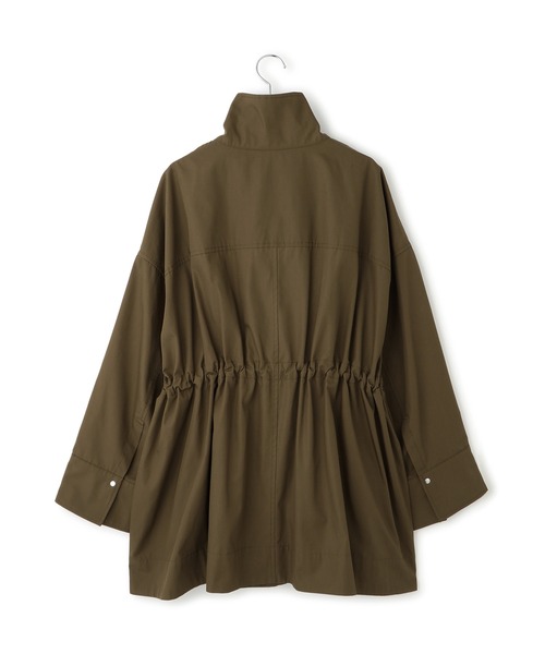 WEB限定】・【サステナブル】スタンドカラーハーフモッズコート