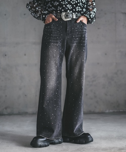 Shoowtime（ショウタイム）の「シャイニーストーンラメデザインワイド