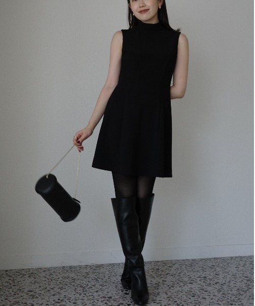 セール】カットジョーゼットミニワンピース（ワンピース）｜anuans（ア