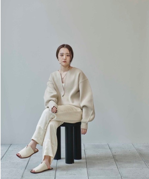 セール】Leather Slit Sandals（サンダル）｜TODAYFUL（トゥデイフル