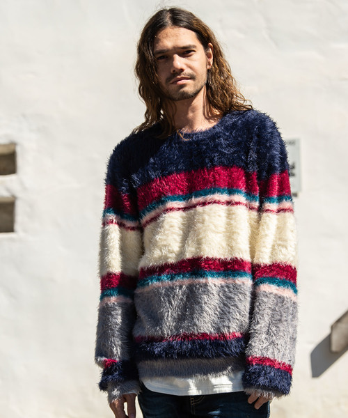 glamb（グラム）の「Kaylee border knit / ケイリーボーダーニット