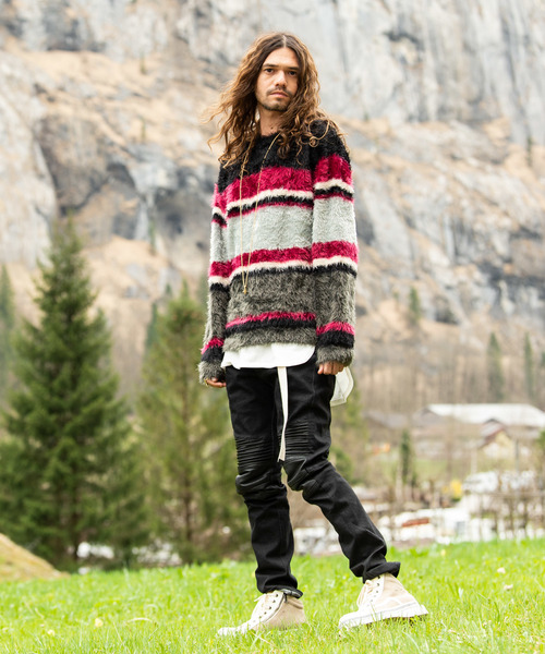 glamb（グラム）の「Kaylee border knit / ケイリーボーダーニット