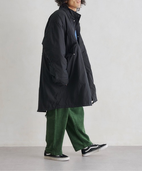 3WAYキルティングジャケット付きビッグシルエットモッズコート（モッズ