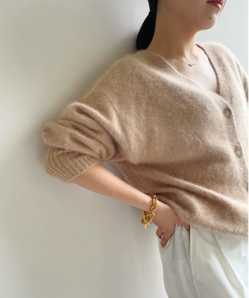 Whim Gazette（ウィムガゼット）の「ファーニット2WAYカーディガン