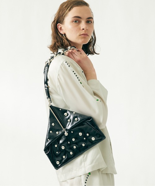 TOGA PULLA(トーガプルラ)】メタルバッグ TP11-AG265（ショルダー