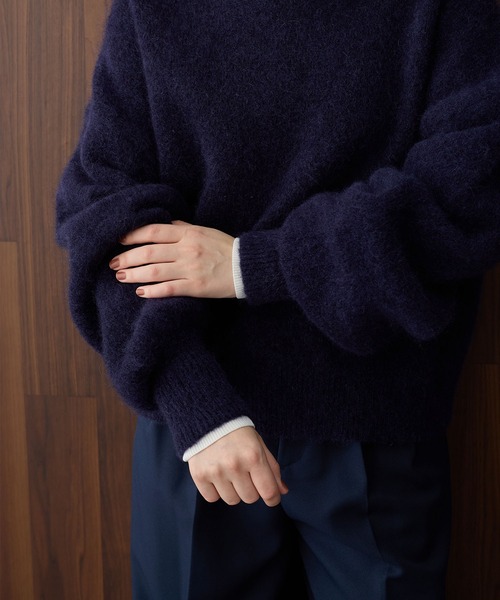 N.O.R.C（ノーク）の「キッドモヘアシャギーニットプルオーバー