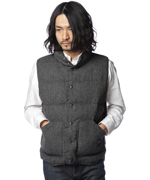 SHIPS（シップス）の「MONITALY×KLUANE: TWEED DOWN VEST（ベスト