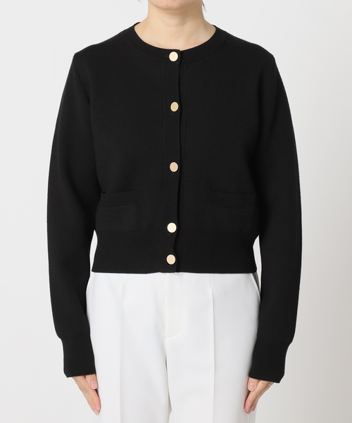 Noble（ノーブル）の「ダブル編みショートカーデ（カーディガン/ボレロ