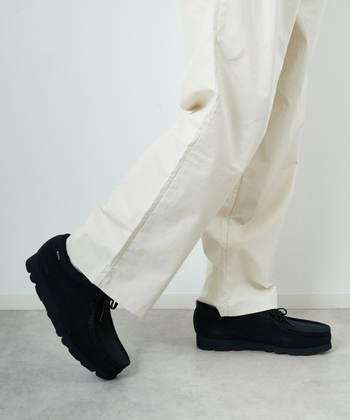 CLARKS/クラークス] ワラビー ゴアテックス ブラックスエード（ブーツ