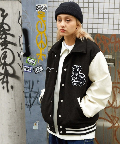 retock's】サガラワッペン/チェーンロゴ刺繍 ビッグシルエット