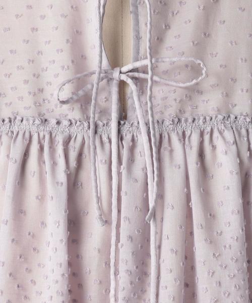 Drawer（ドゥロワー）の「Drawer コットンドットギャザーブラウス