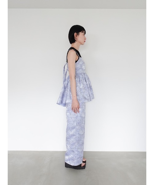 sahara（サハラ）の「Flower Jacquard Camisole/フラワージャガード