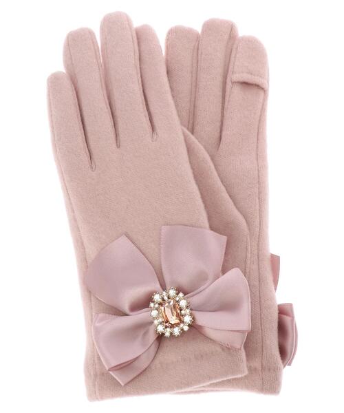 Maison de FLEUR（メゾンドフルール）の「ビジューリボングローブ