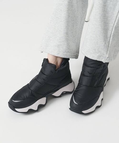 SOREL＞キネティックインパクト パフィージップブーツ ウォーター