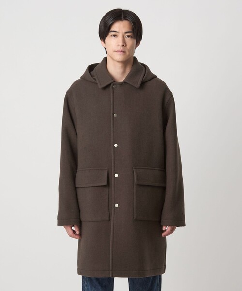 セール】SENTDALE WOOL ダッフルコート（ダッフルコート）｜green