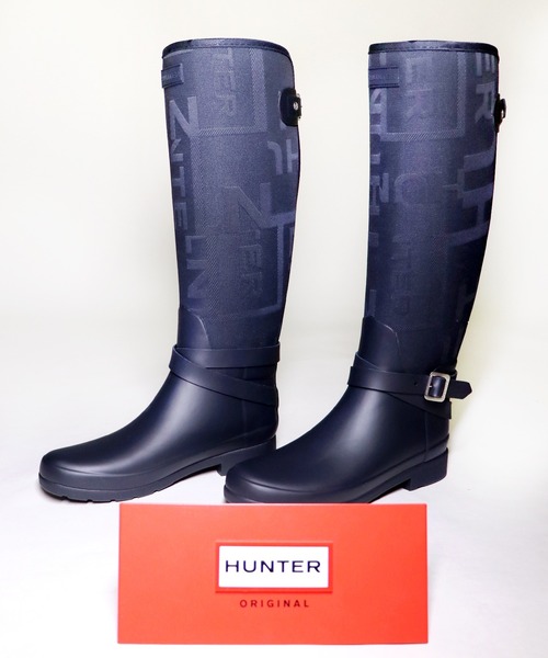 HUNTER（ハンター）の「HUNTER refined jacquard tall boot(リファイン