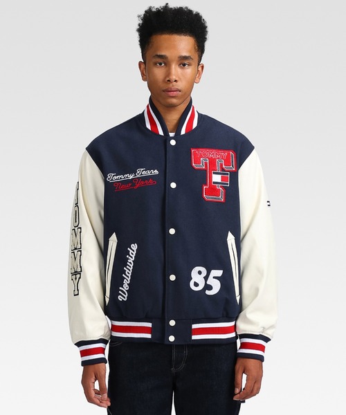 tommy jeans（トミー ジーンズ）の「カレッジレターマンジャケット