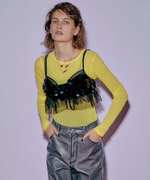 MAISON SPECIAL（メゾンスペシャル）の「Multi Way Sequin Bustier