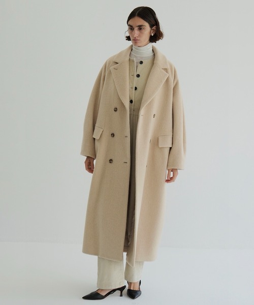 DOUBLE WOOL LONG COAT（チェスターコート）｜CLANE（クラネ）の