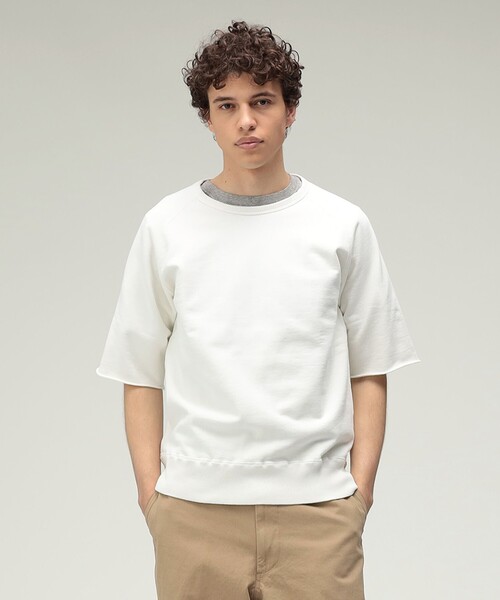 REMI RELIEF / 別注 Cut Off Short Sleeve Sweat（スウェット）｜REMI