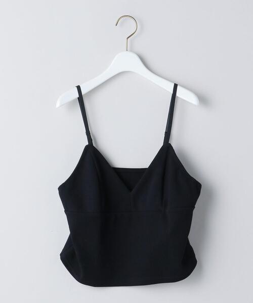 6（ロク）の「＜6(ROKU)＞COTTON NYLON CAMISOLE/キャミソール