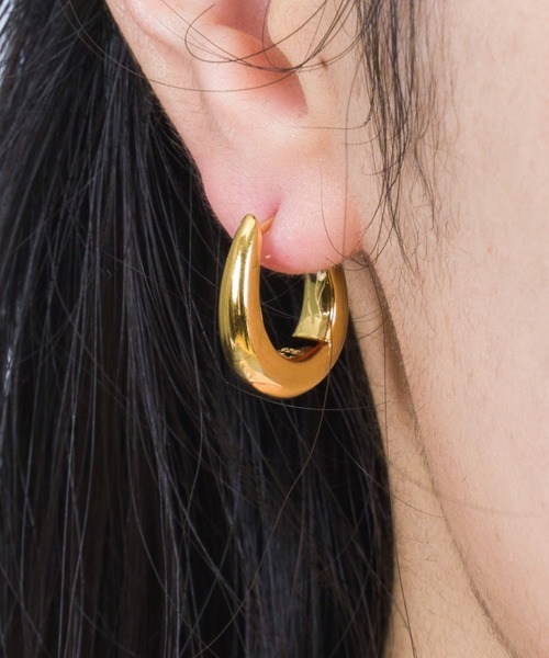 TOMWOOD】Liz Hoop Gold リズフープ ゴールド ピアス ユニセックス